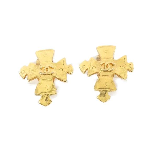 CHANEL Gold Earrings - Picture 1 of 3